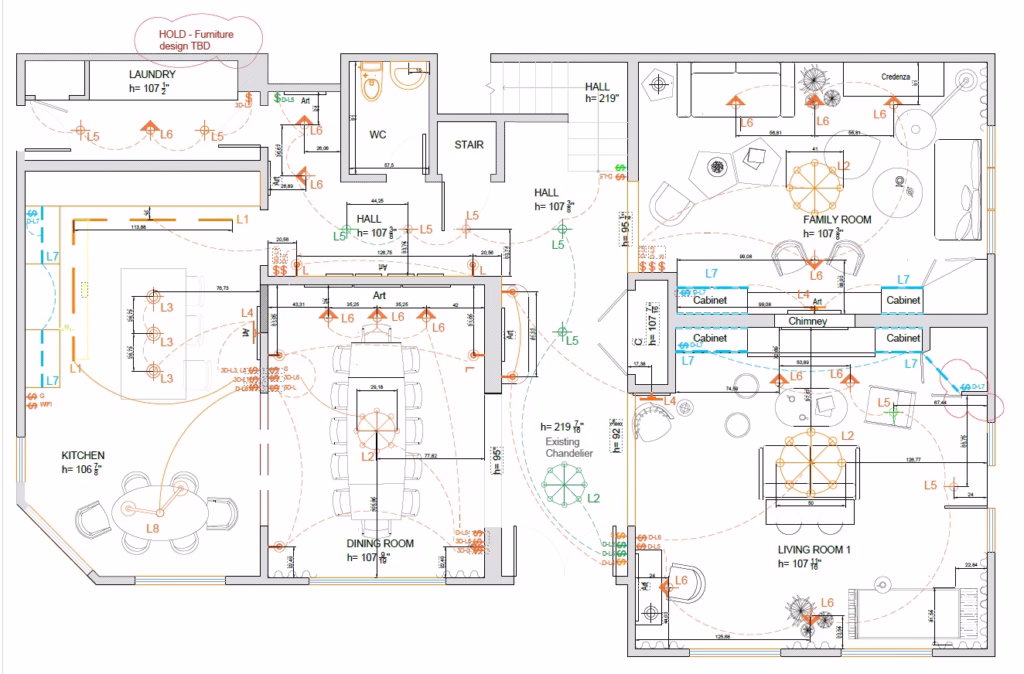 How Interior Designers Rethink a Room Layout room layout